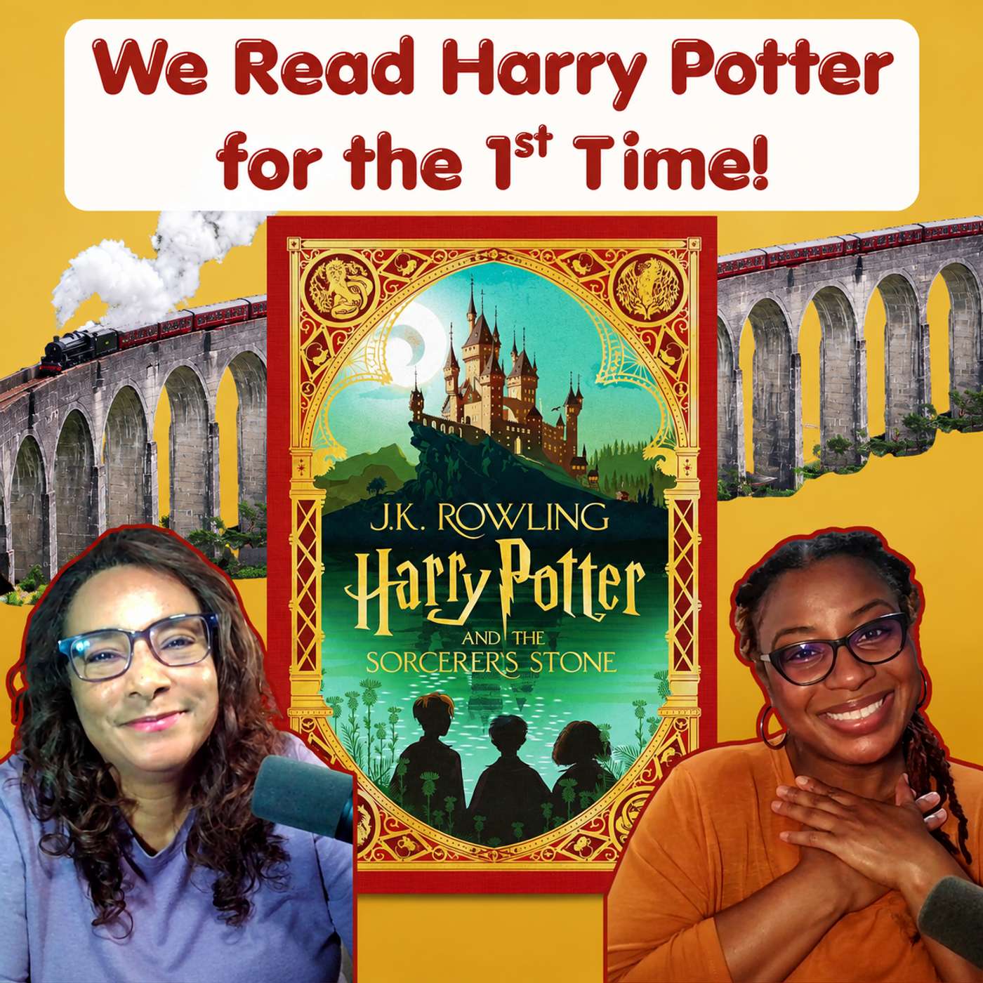 Don't Judge Us! A Librarian and English Teacher Read Harry Potter Book 1 ~ Margins to Movies Ep. 13 episode artwork
