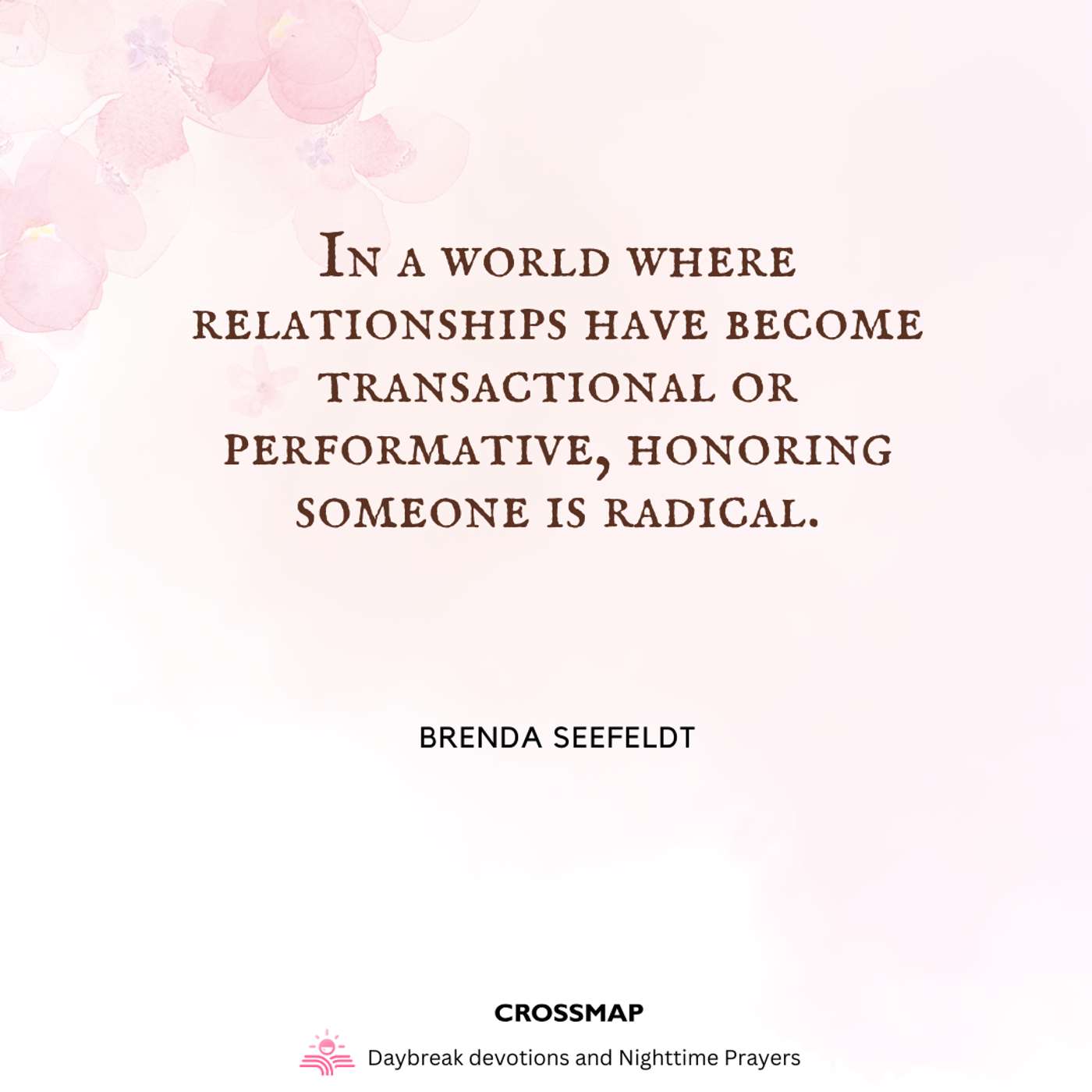 The Sacred Work of an Honorable Life