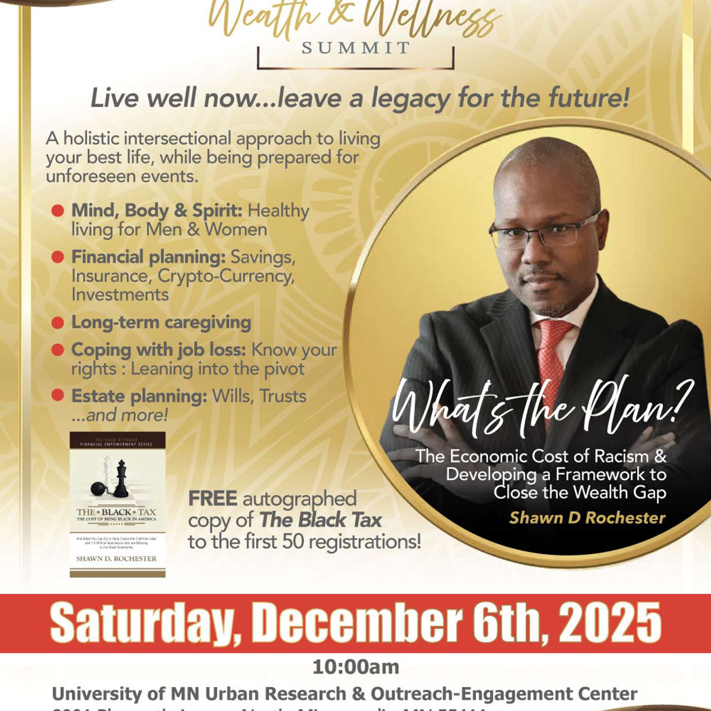 12-5-25 Shawn Rochester and Dr. Anika Robbins join the KMOJ Morning Show to share insights on the upcoming Wealth & Wellness Summit, a community event dedicated to financial empowerment, wellness, and building generational legacy.