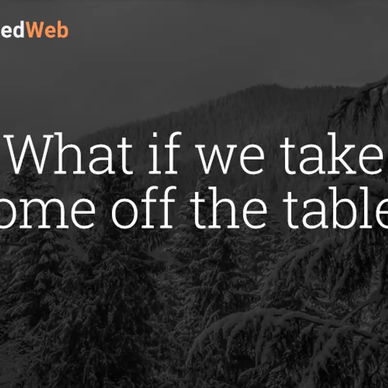 What if we take some off the table?