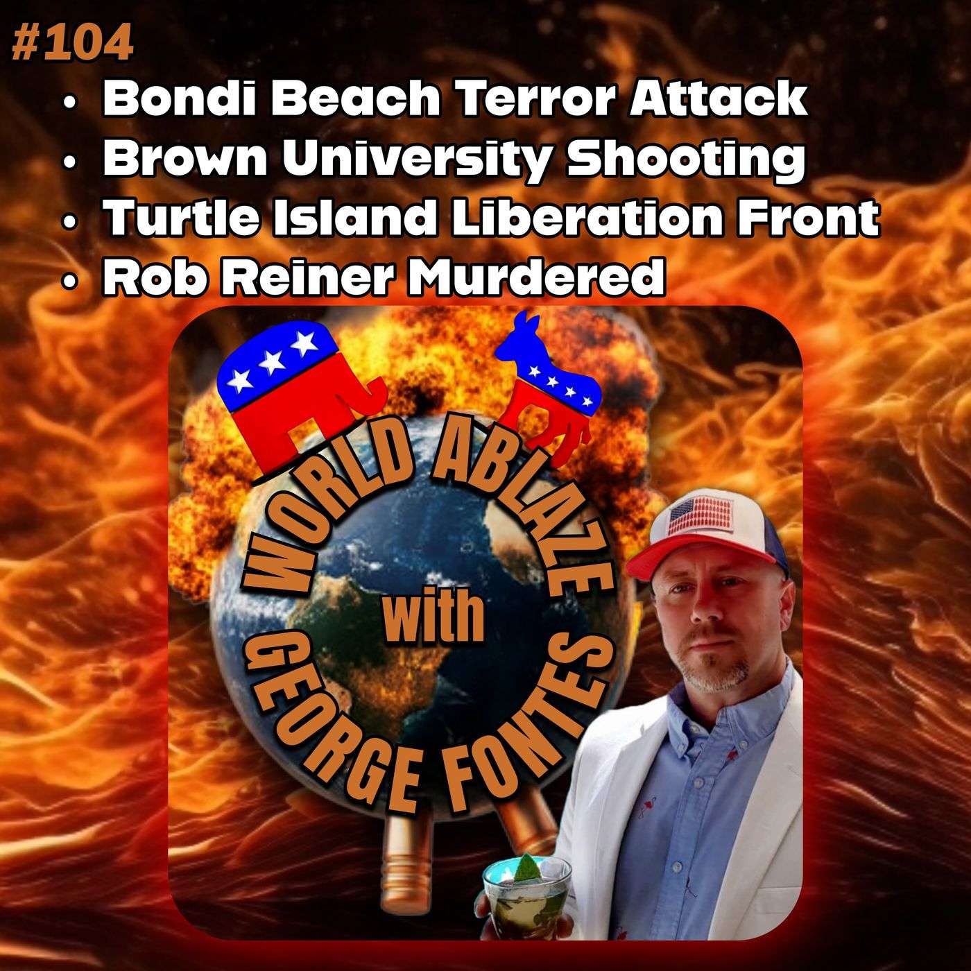 Bondi Beach Terror Attack, Brown University Shooting, Turtle Island Liberation Front, and Rob Reiner Murdered episode artwork