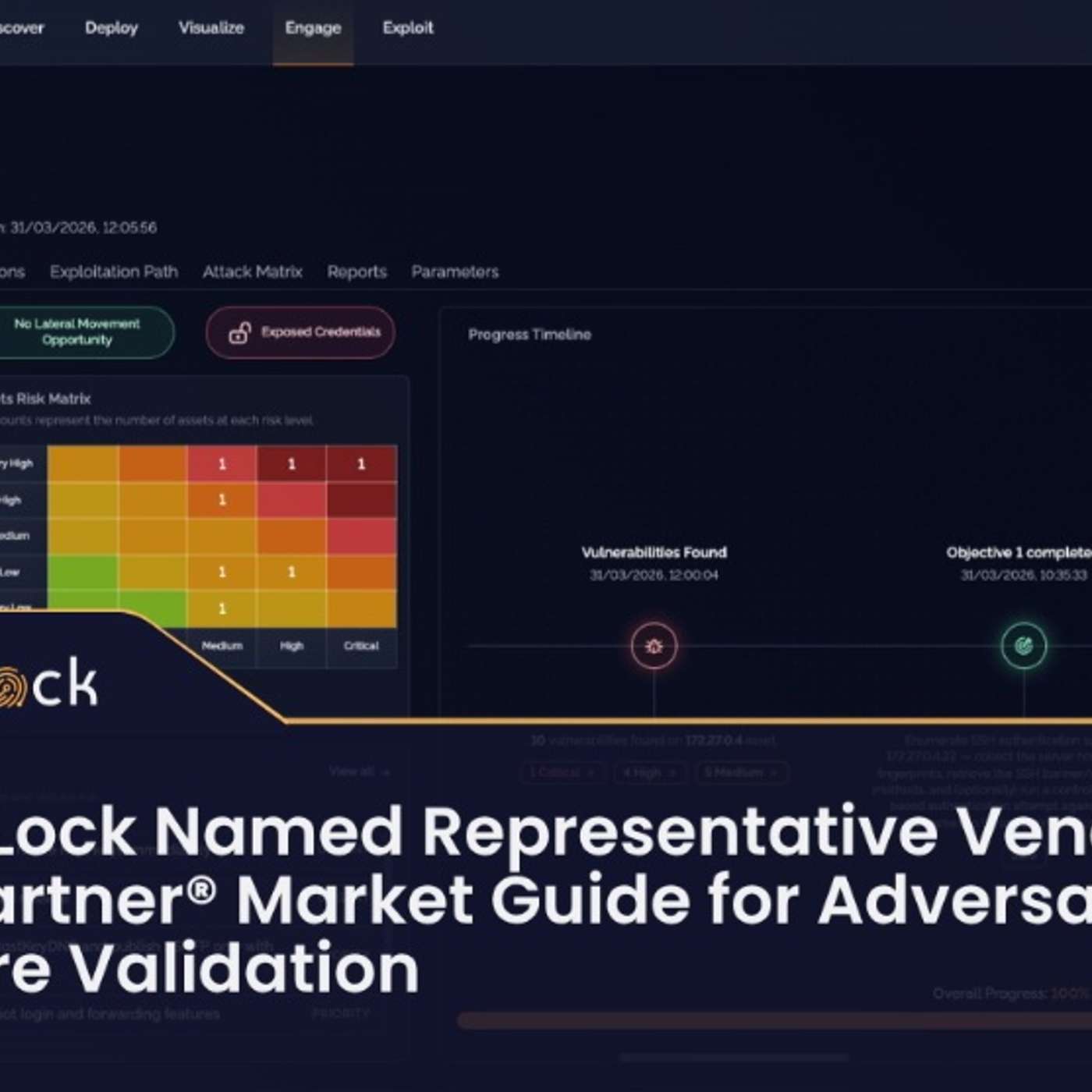 BreachLock Named Representative Vendor in Gartner Market Guide for Adversarial Exposure Validation