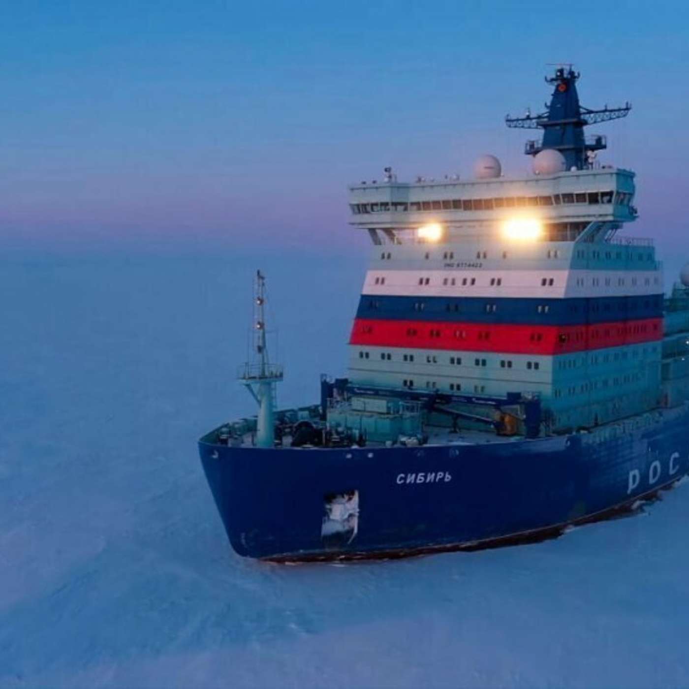 Арктические нефтяники пробиваются сквозь льды Енисея