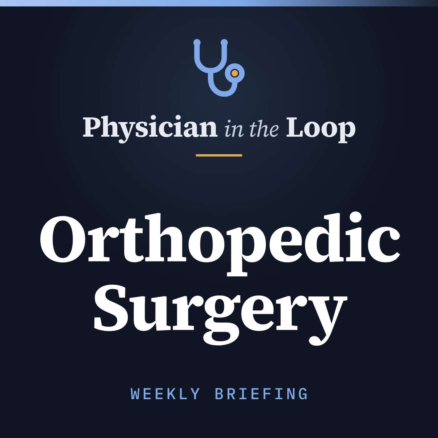 Logo of the podcast Physician in the Loop: Orthopedic Surgery Podcast Physician in the Loop: Orthopedic Surgery