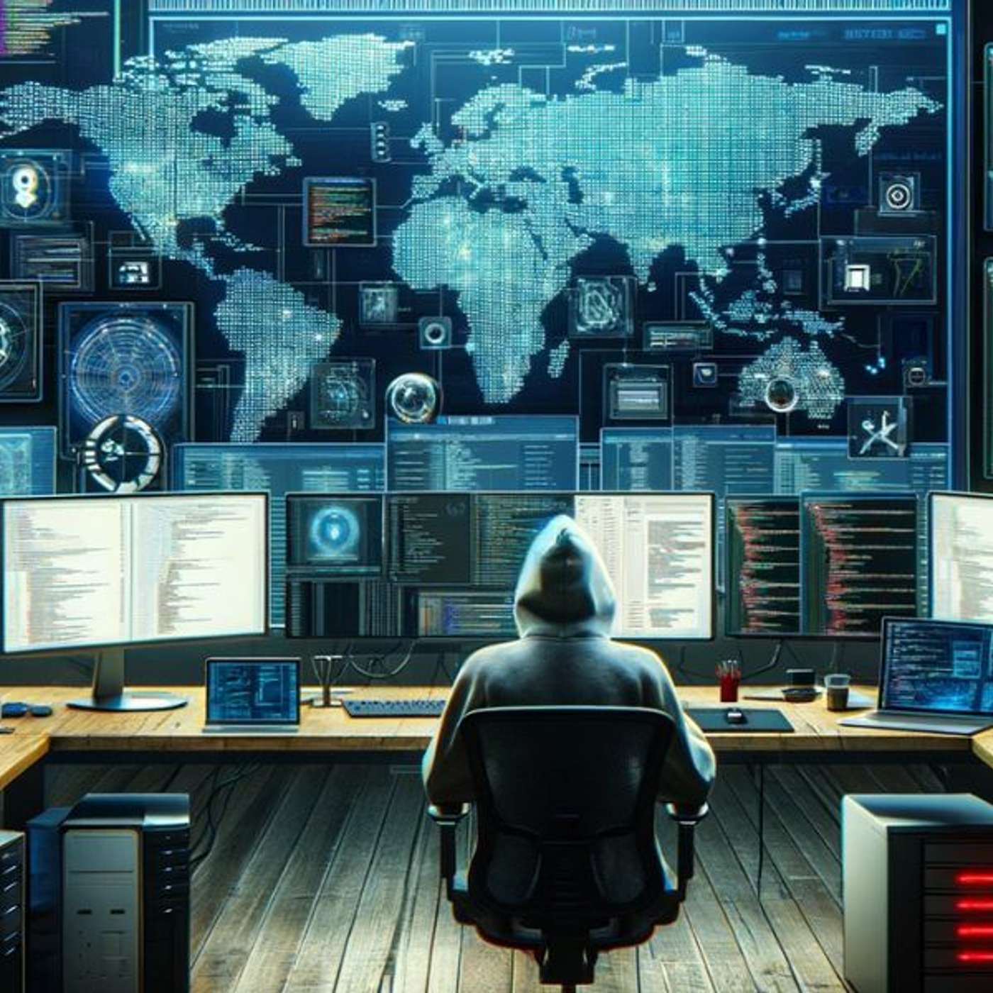 A Glimpse into an Ethical Hacker's High-Tech Workspace