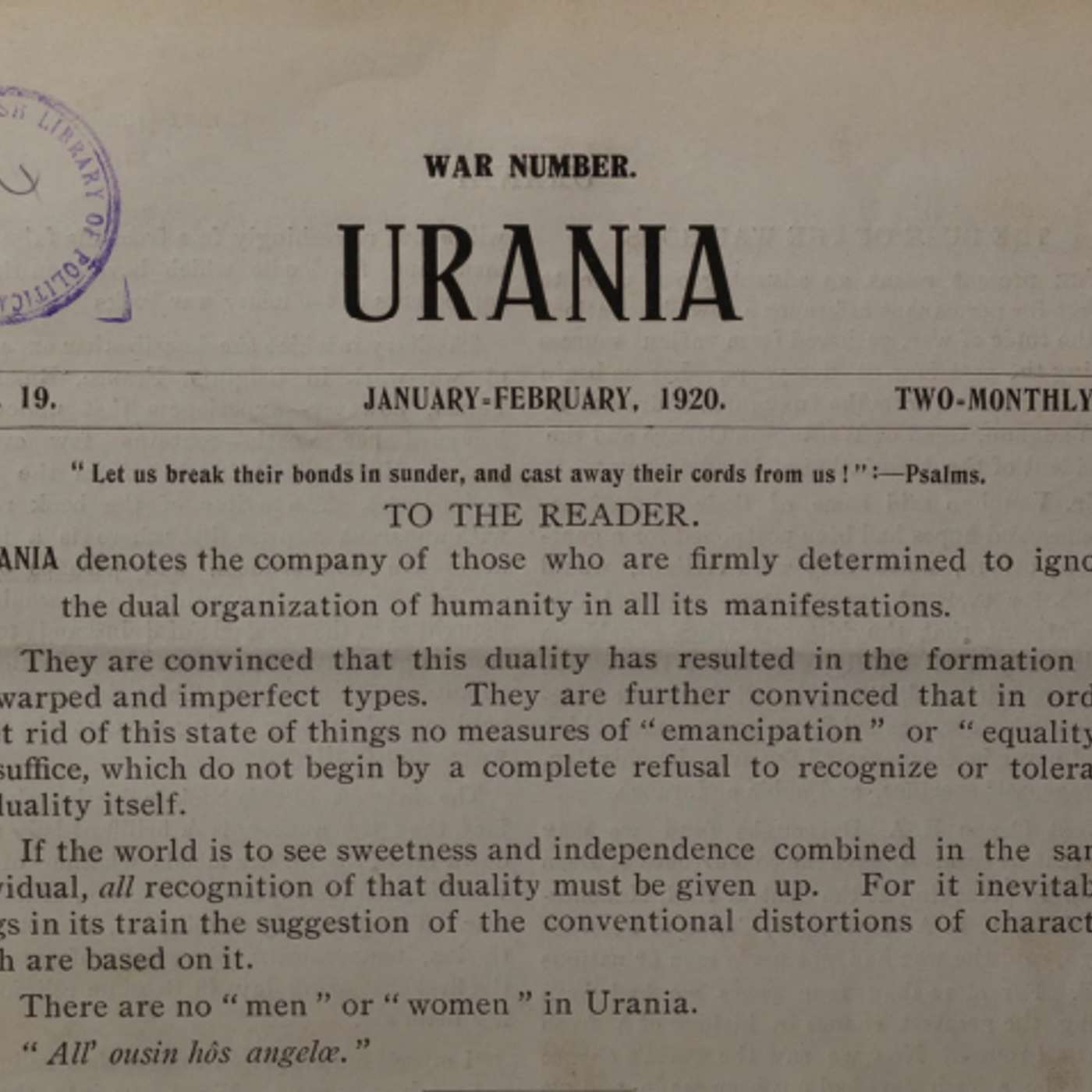 Exposing the Holes: An Annual Pride Show