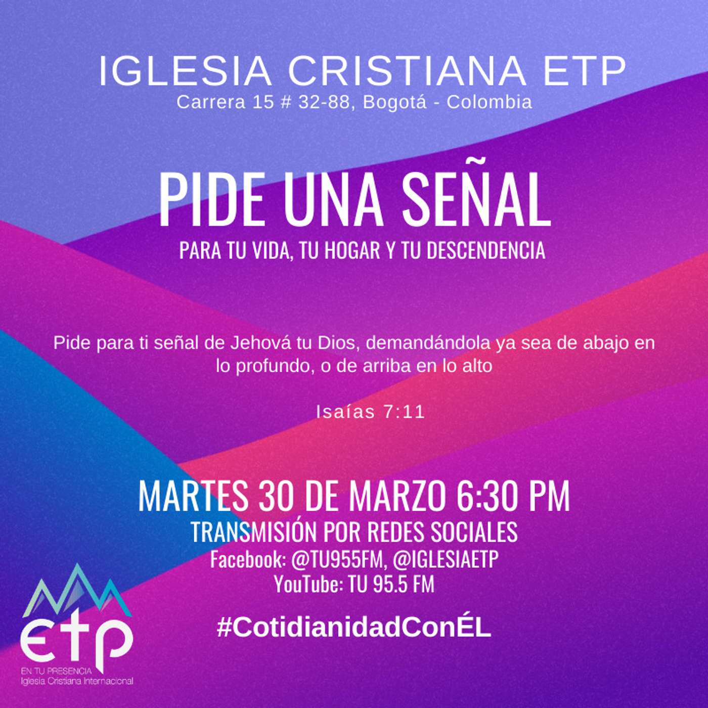 Charlas Iglesia ETP | Pastores Luis Salas y Jeannette Noguera, Iglesia ETP