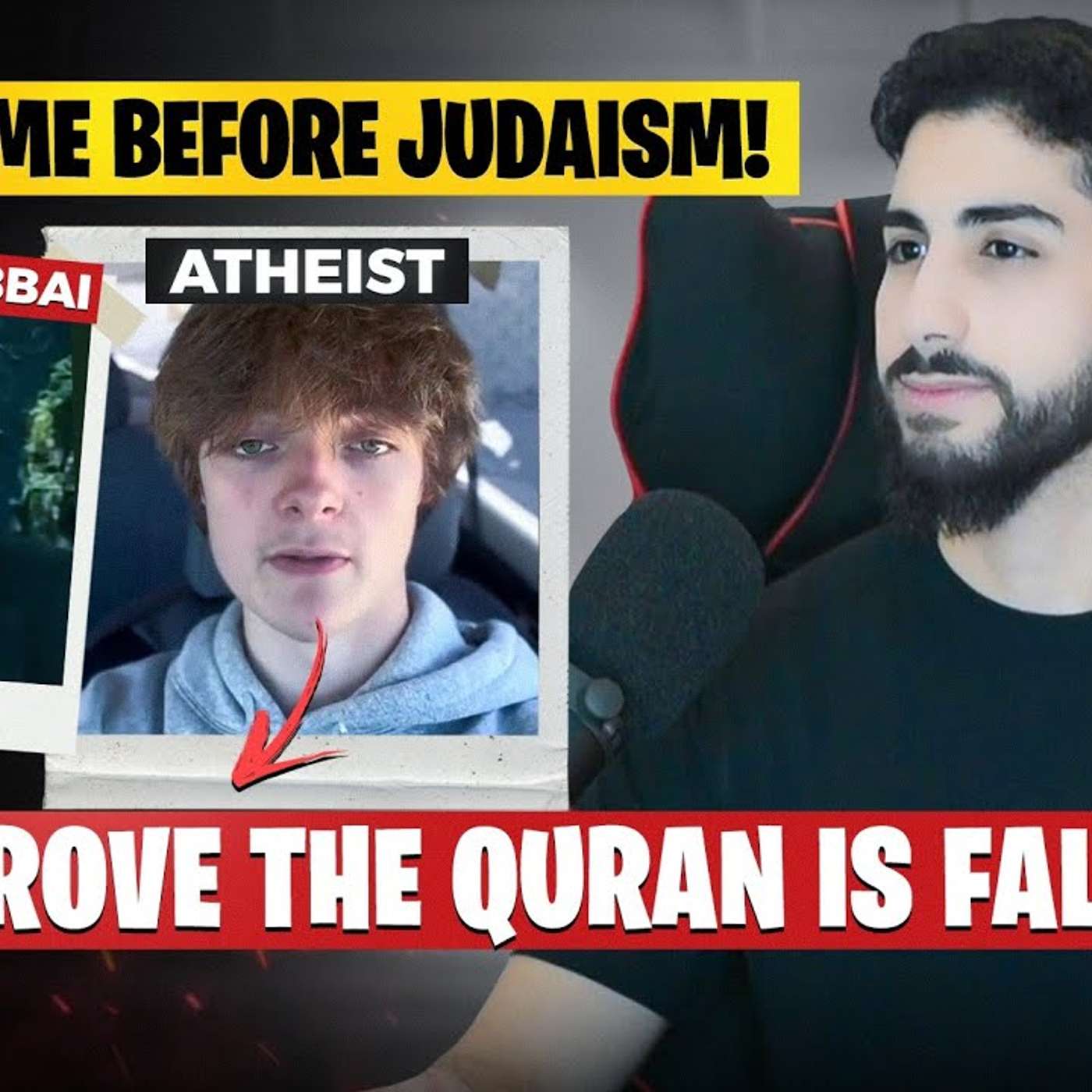 Clip-React| Atheist Disproves The Quran?! Is Ezra The Son Of God? Islam Predates Judaism| episode artwork