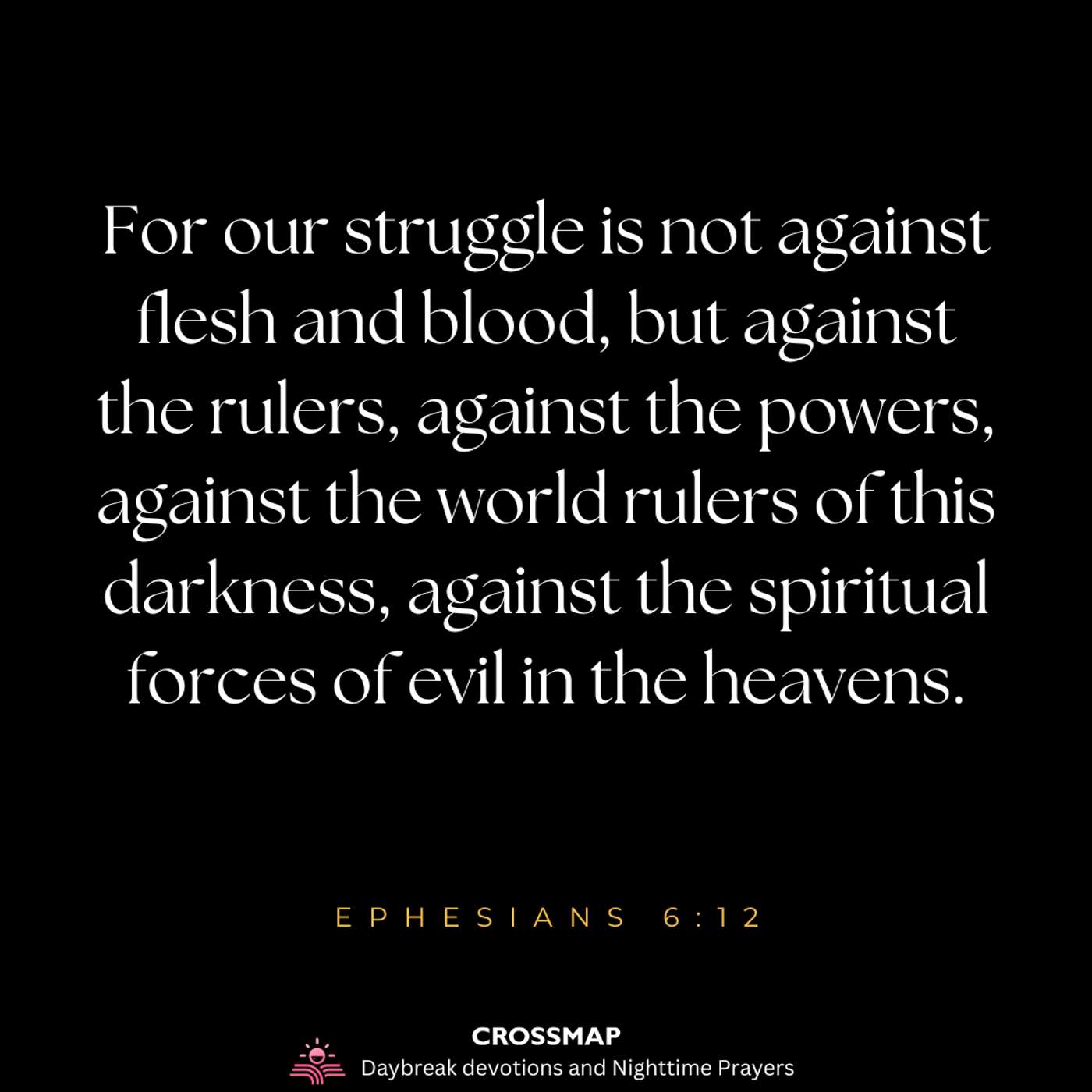 Who’s Your Enemy? - A Nighttime Prayer