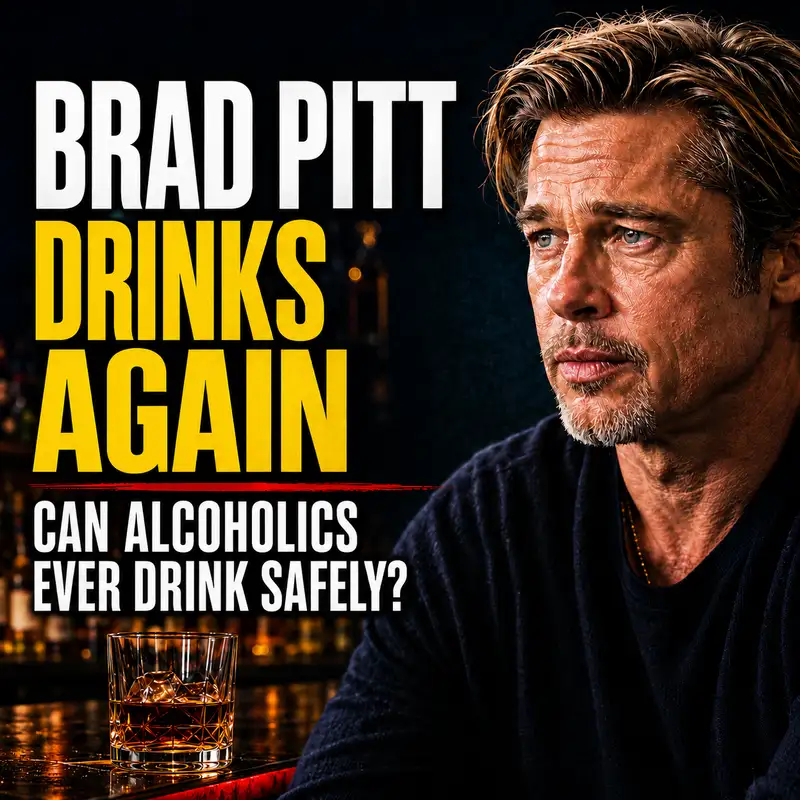 Brad Pitt Drinks Again. Can Alcoholics Ever Drink Safely?
