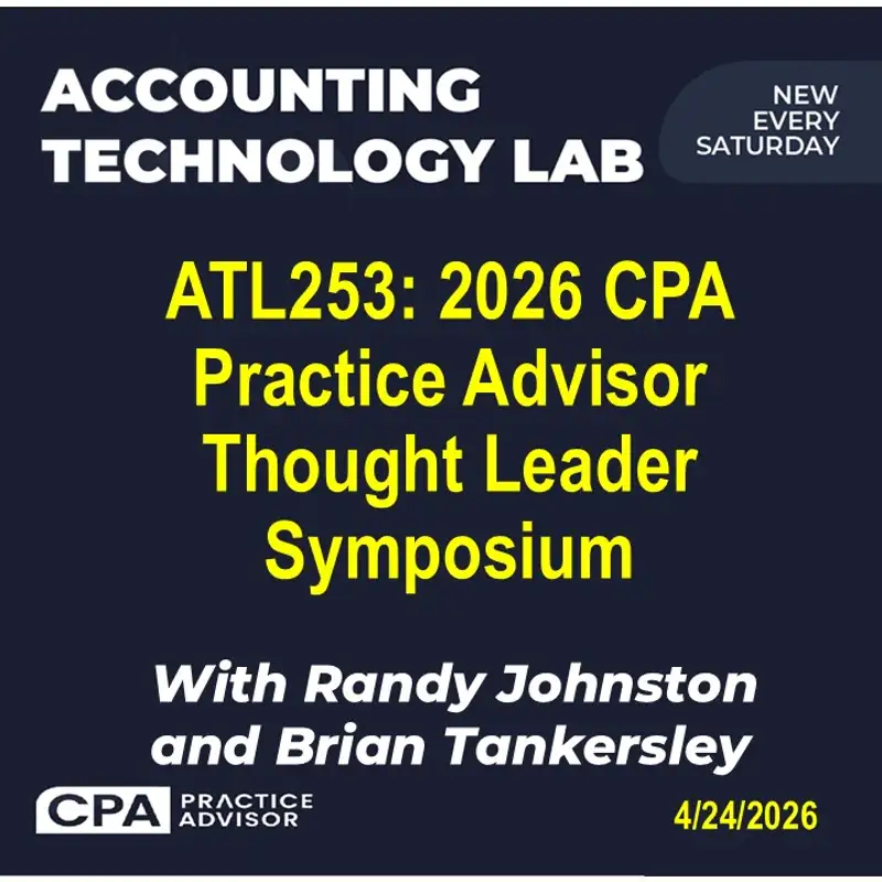 ATL253: 2026 CPA Practice Advisor Thought Leader Symposium