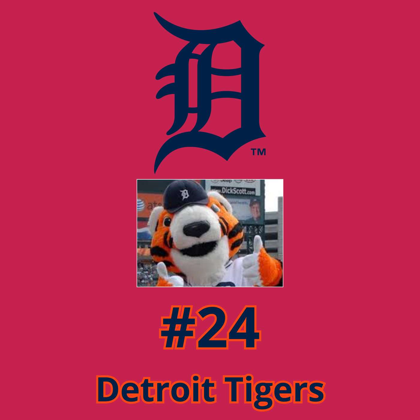 Saison 2026 - Detroit Tigers - Compte Plein #24 Saison 2026 - Detroit Tigers - Compte Plein #24
