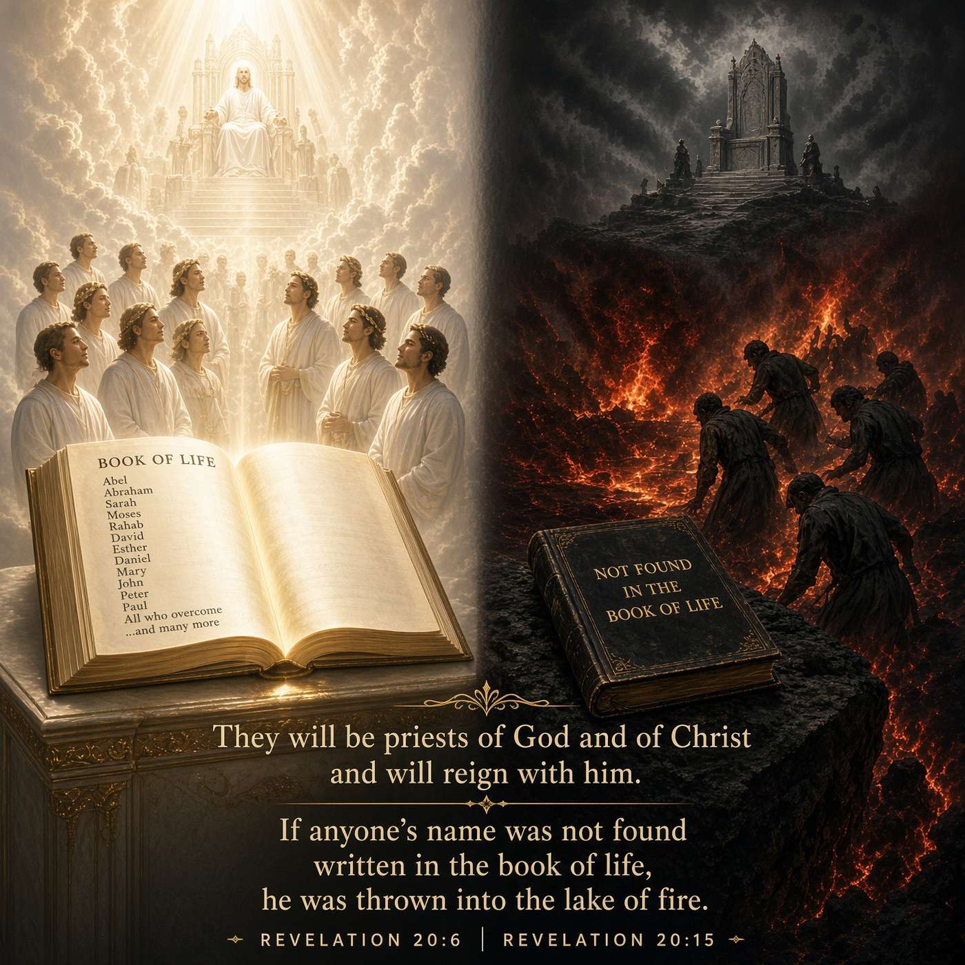 Revelation 20 The blessedness of resurrection into life and the consequences of the Lake of Fire. episode artwork