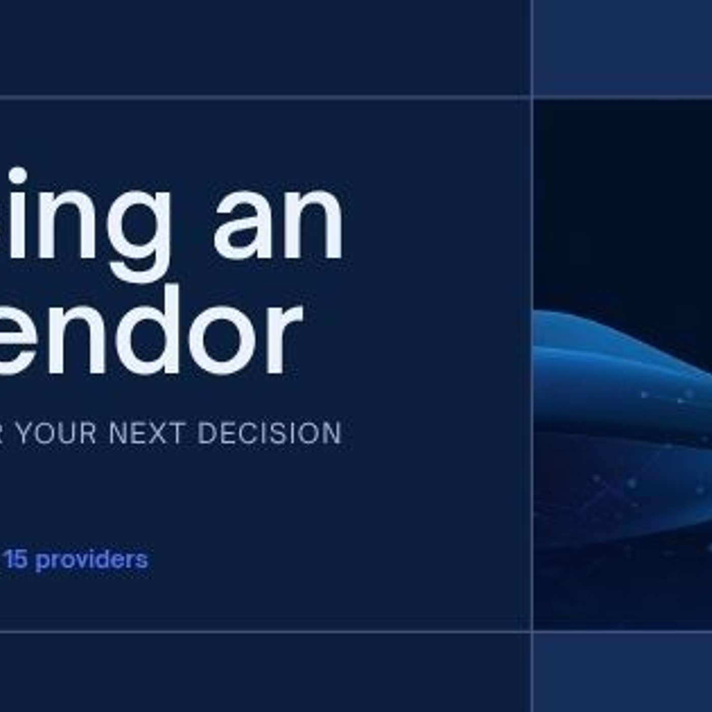 What You're Actually Buying When You Pick an LLM Vendor
