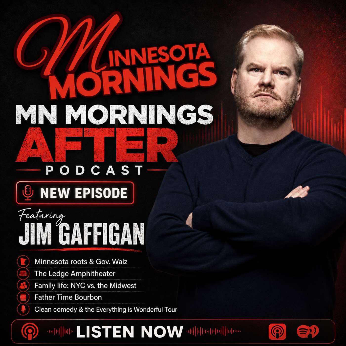 MN MORNINGS - JIM GAFFIGAN episode artwork