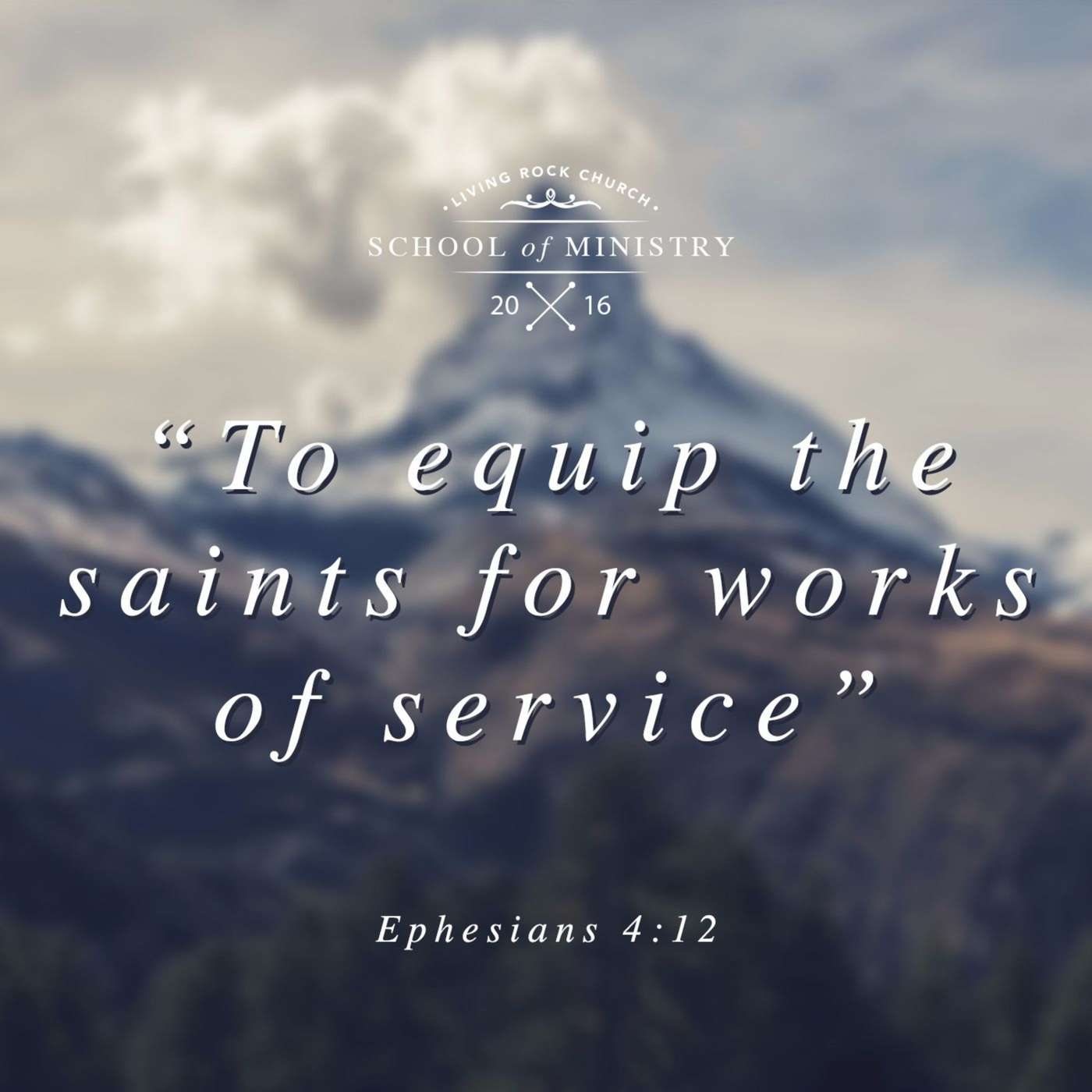 To Equip The Saints For Works Of Service | Andrew Eagle | 14/02/16