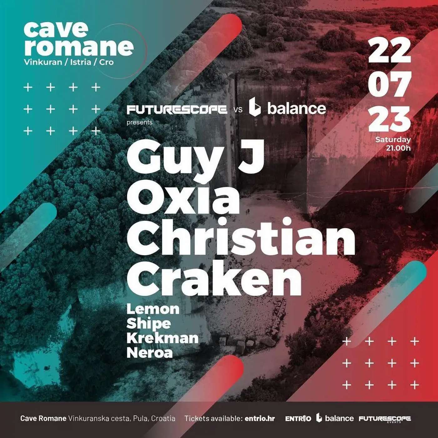 Guy J - Live from Cave Romane Croatia (22.07.23)