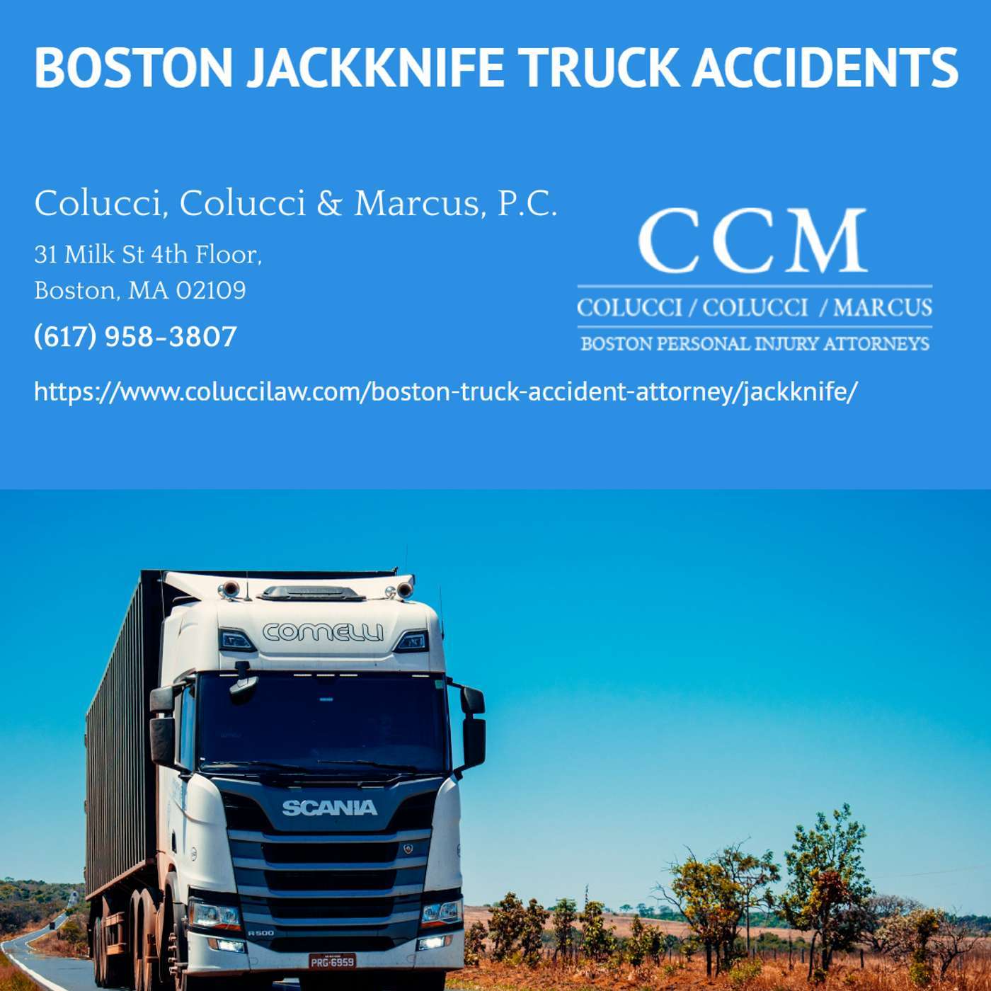 Boston Jackknife Truck Accidents - Colucci, Colucci & Marcus, P.C. episode artwork