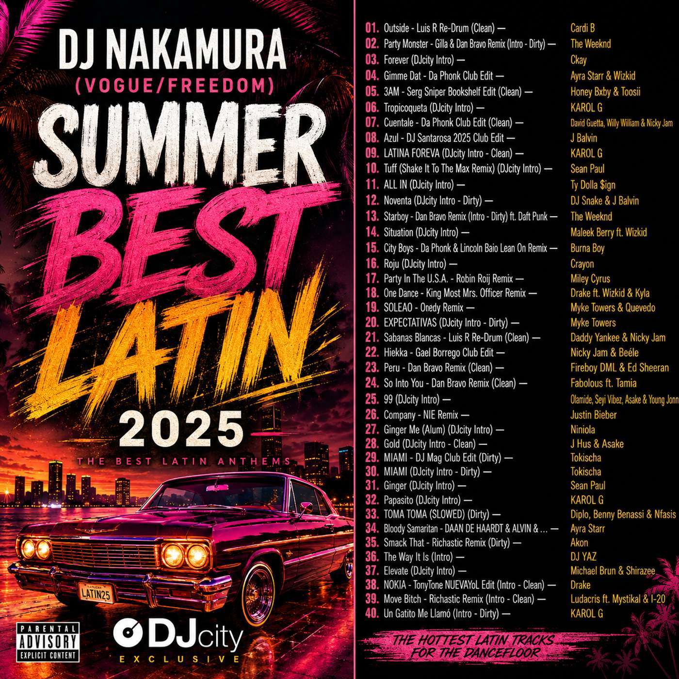 SUMMER BEST LATIN 2025/DJ NAKAMURA episode artwork
