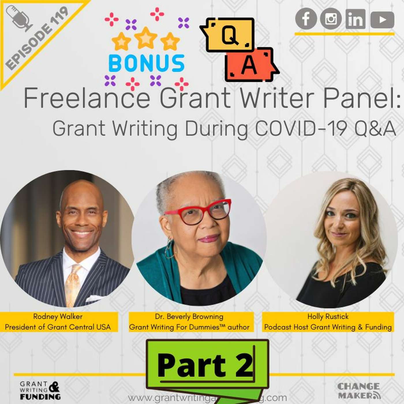 BONUS Freelance Grant Writer Panel: Grant Writing During COVID-19 Q&A
