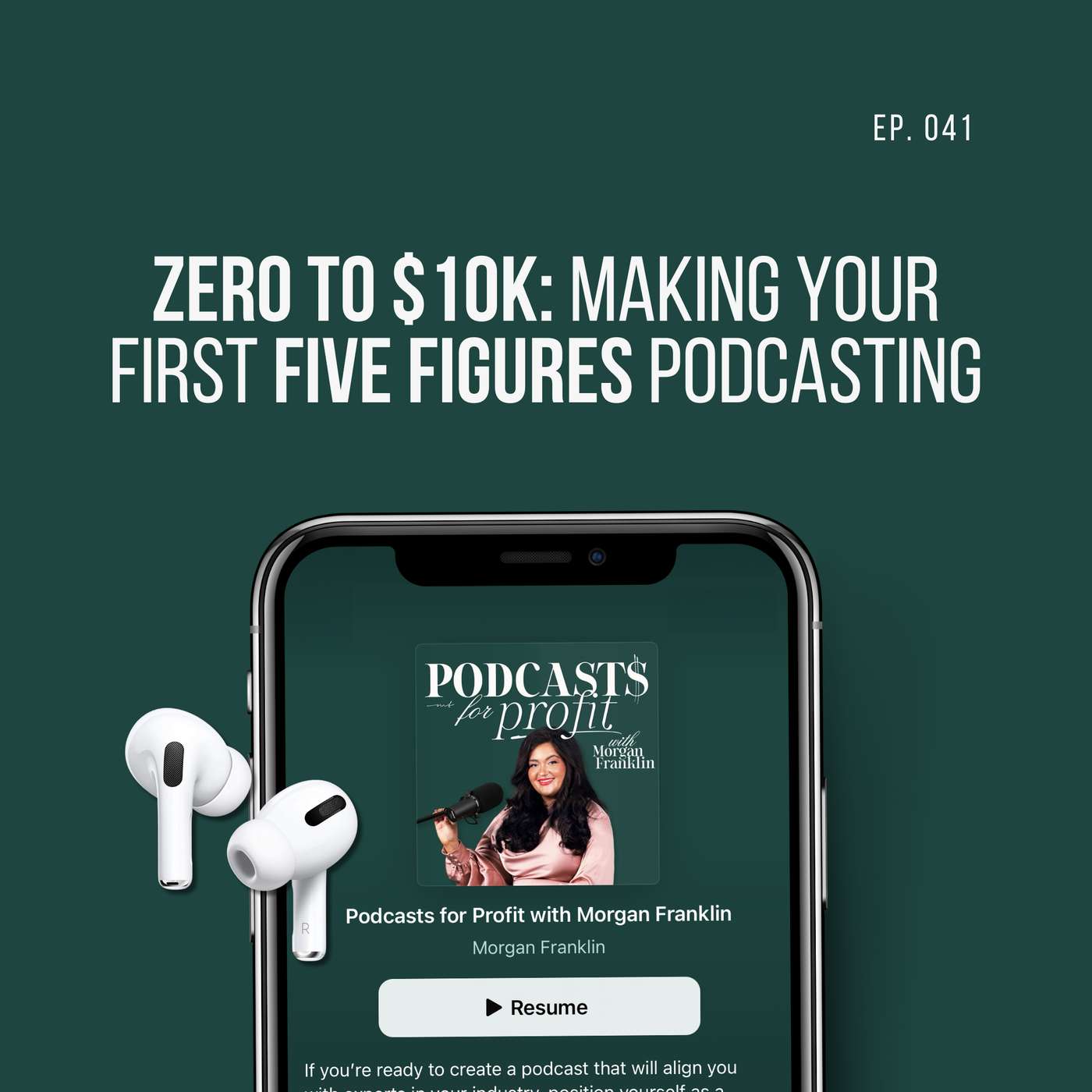 Podcasts for Profit with Morgan Franklin | Podcasting Strategy for Podcasters
