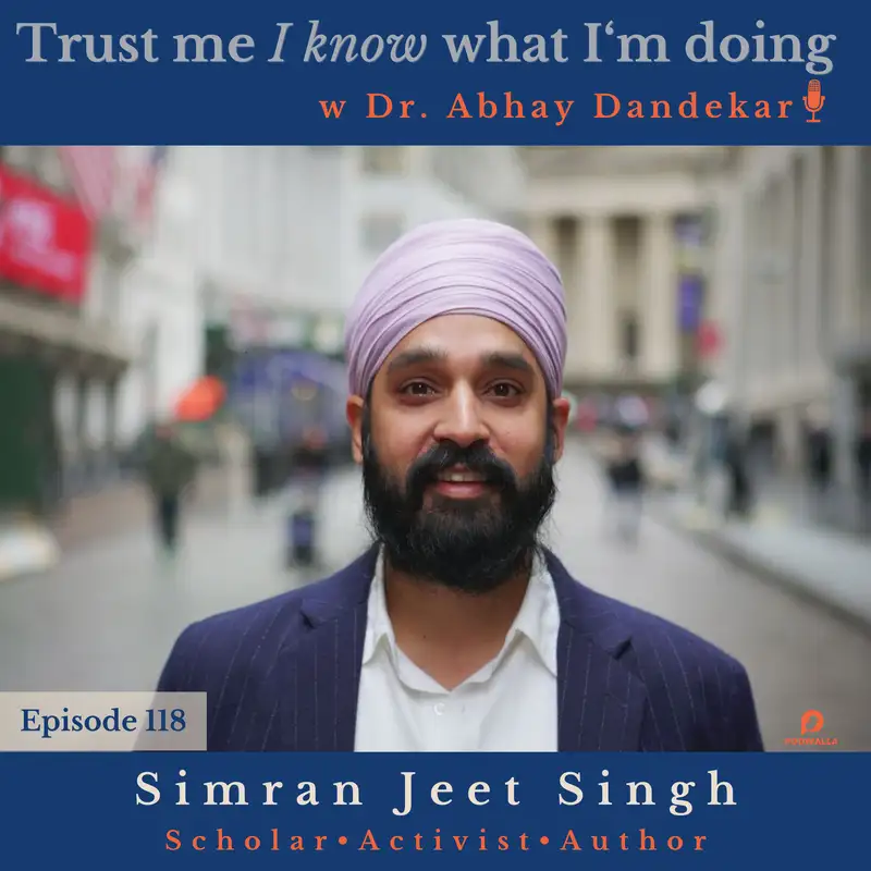 Simran Jeet Singh...on what it means to be a Sikh American in 2022, and on his new book "The Light We Give: How Sikh Wisdom Can Transform Your Life"
