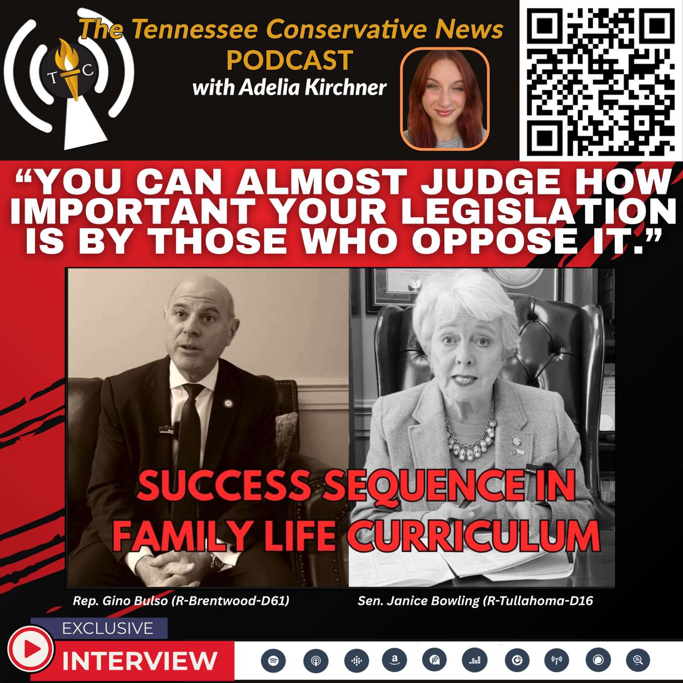 Success Sequence Act Sponsors Senator Janice Bowling & Representative Gino Bulso Discuss Their Bill’s Passage In The Tennessee Legislature