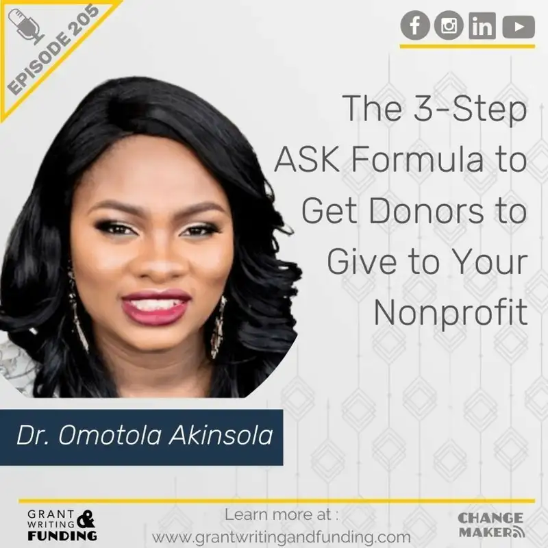 Ep. 205: The 3-Step ASK Formula to Get Donors to Give to Your Nonprofit