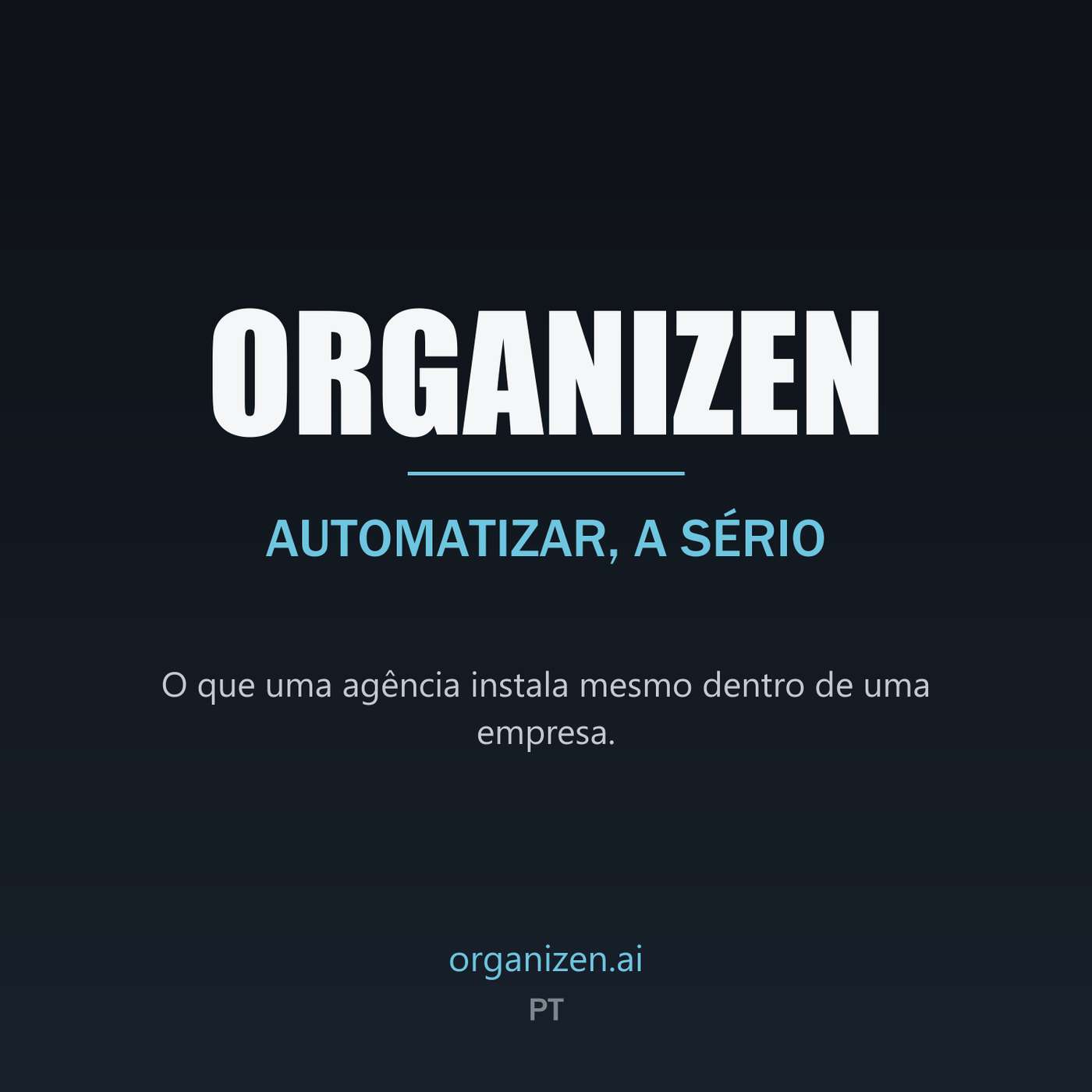 Organizen - Automatizar, a sério podcast artwork