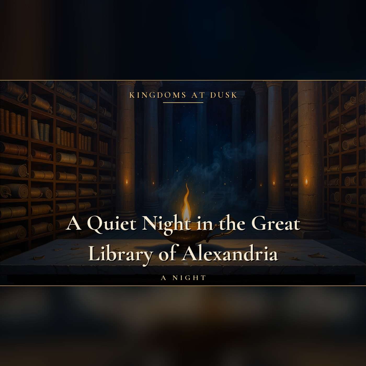 You find yourself alone after dark in the Great Library of Alexandria | 3 Hour Sleep Story, No Mid Roll Ads episode artwork