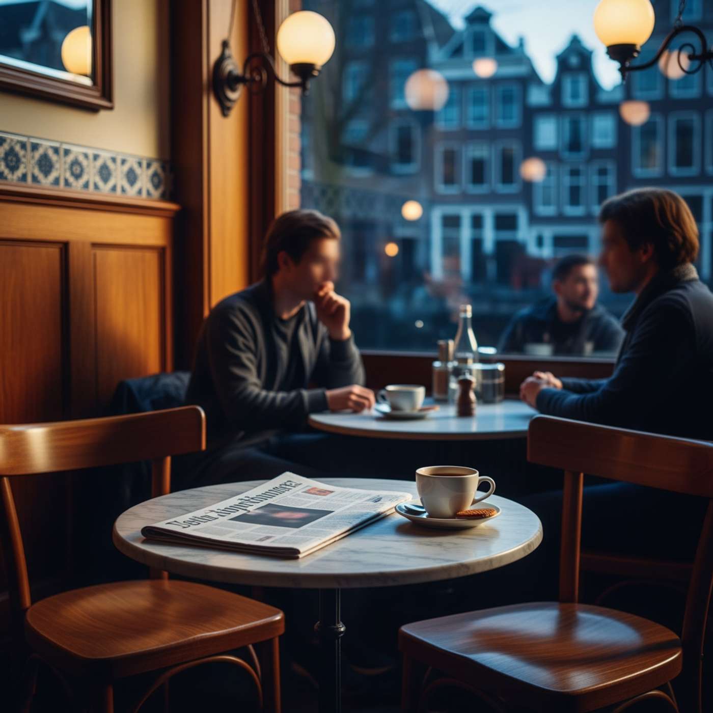 Dutch Dialogues (A1) - DD004: 29 nov — Miljonair geeft geld weg (Rick, Emma & Lars in café) Dutch Dialogues (A1) - DD004: 29 nov — Miljonair geeft geld weg (Rick, Emma & Lars in café)