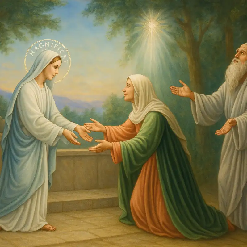 Til Vår Frues pris |  Den salige Jomfru Marias gjesting hos Elisabeth