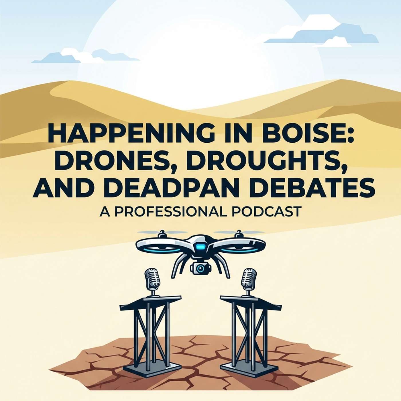 Happening in Boise: Drones, Droughts, and Deadpan Debates episode artwork