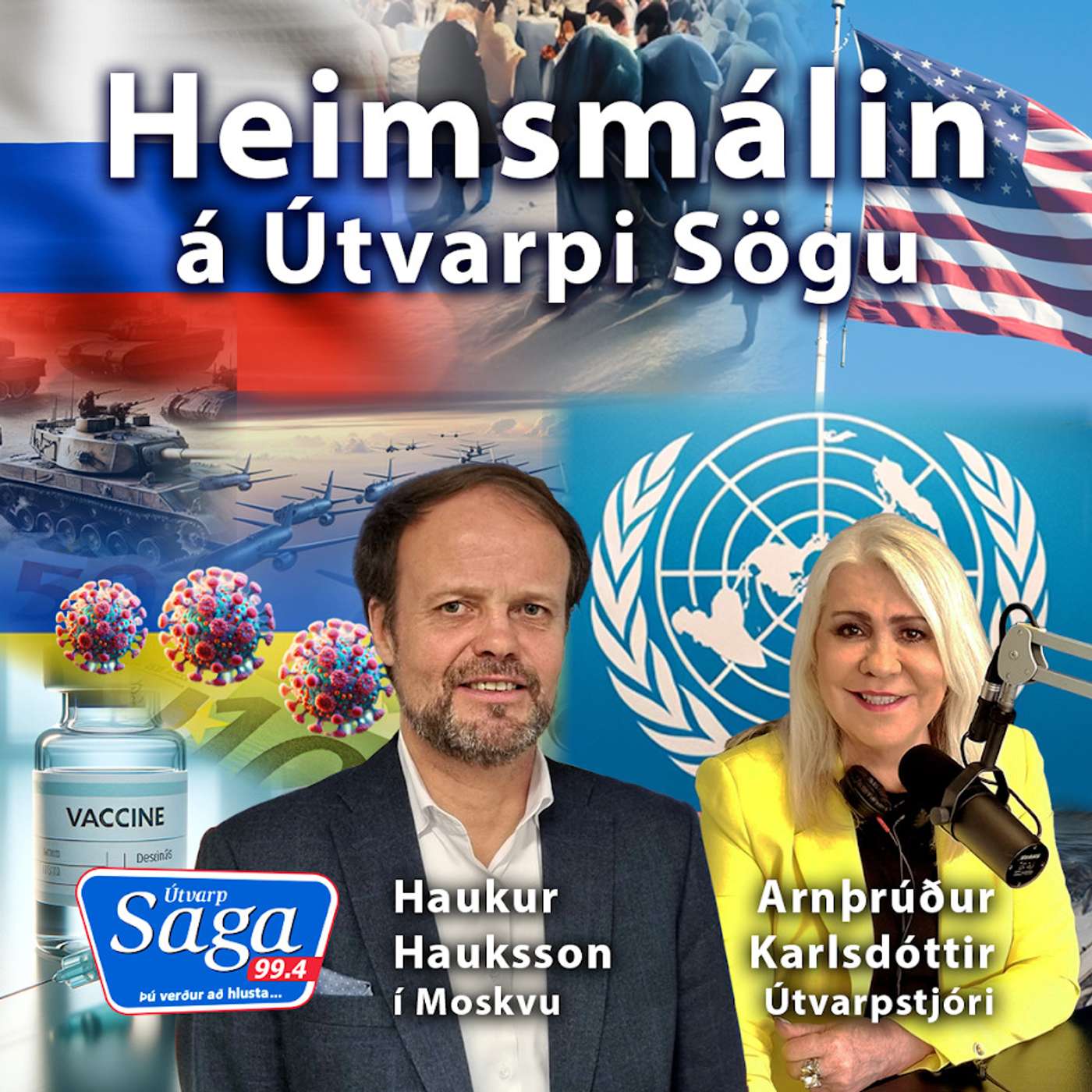 Viðtal Tucker Carlson við Pútin & tilraunir á folki í Maríupol episode artwork