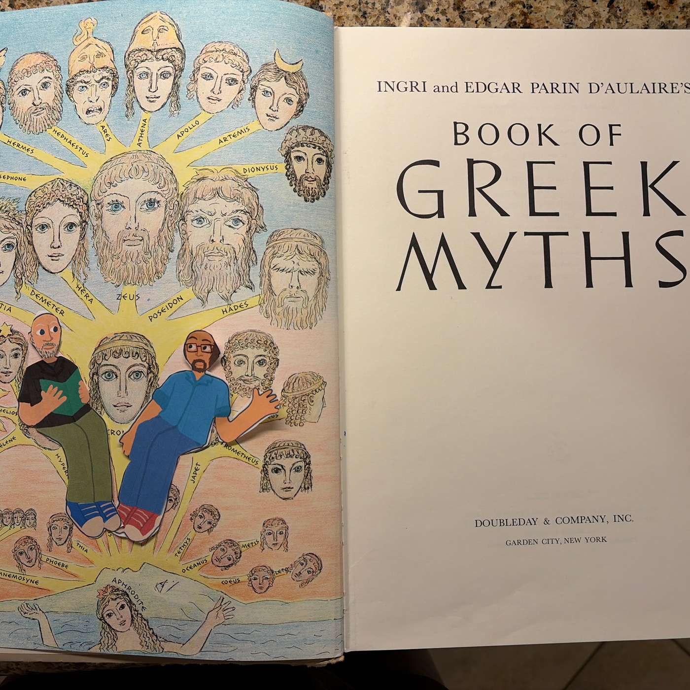 Ingri and Edgar Parin D'Aulaires' Book of Greek Myths, or I want my 2 D'Aulaires episode artwork