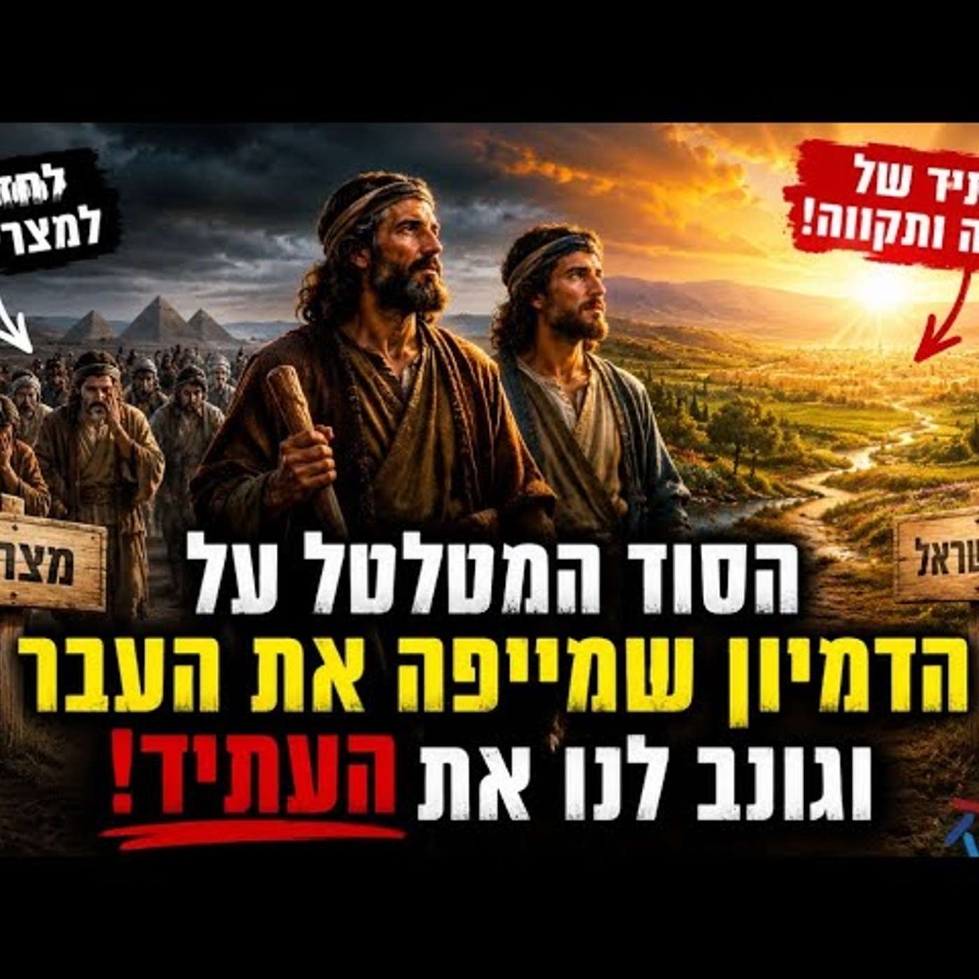 למה המרגלים רצו לחזור למצרים? הסוד המטלטל על הדמיון שמייפה את העבר וגונב לנו את העתיד! episode artwork