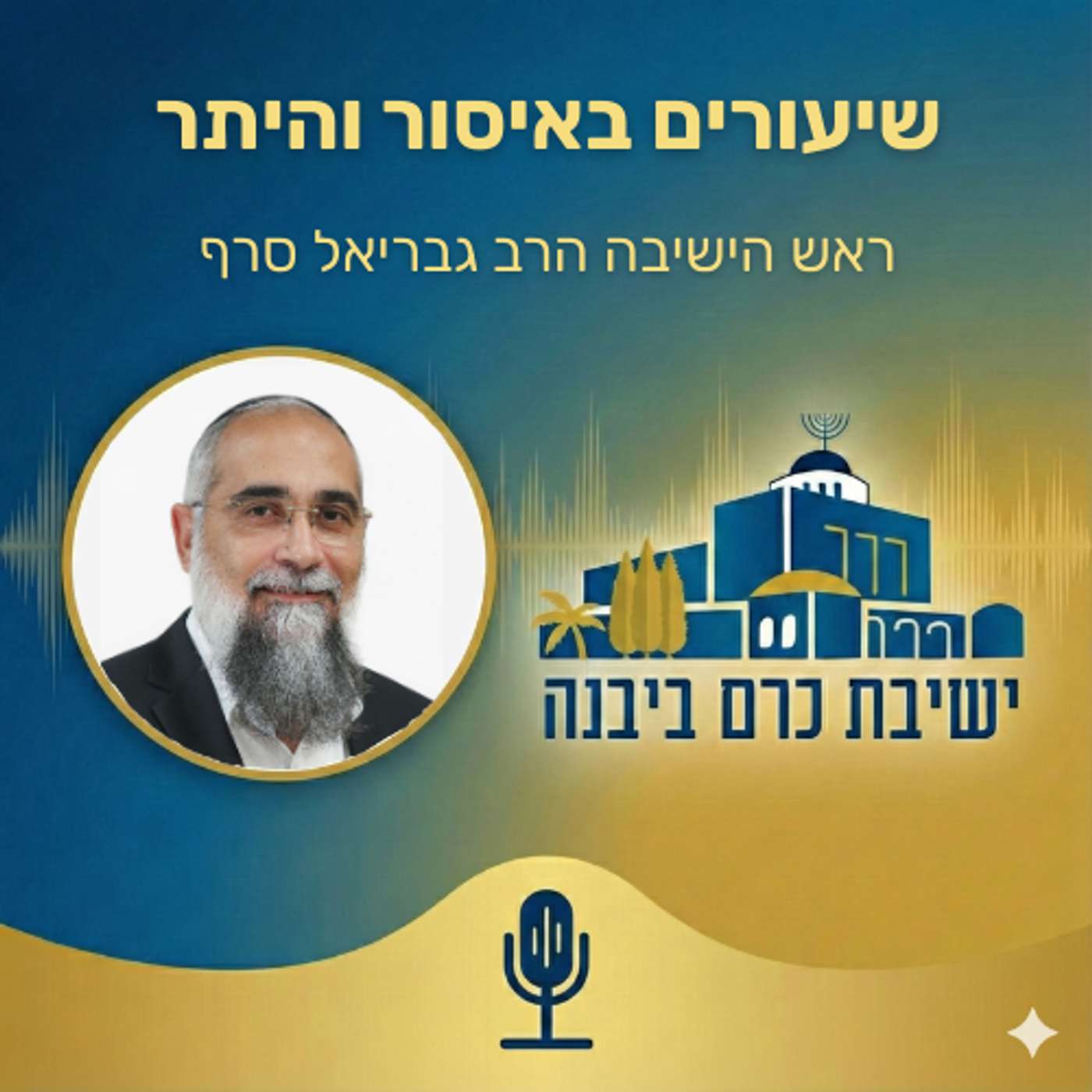 שיעורים באיסור והיתר | הרב גבריאל סרף (ישיבת כרם ביבנה) cover art