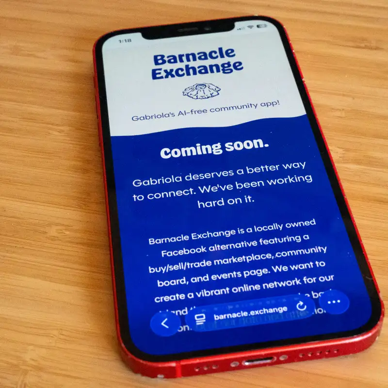 Gabriola Island gets connected with a new locally made social media app