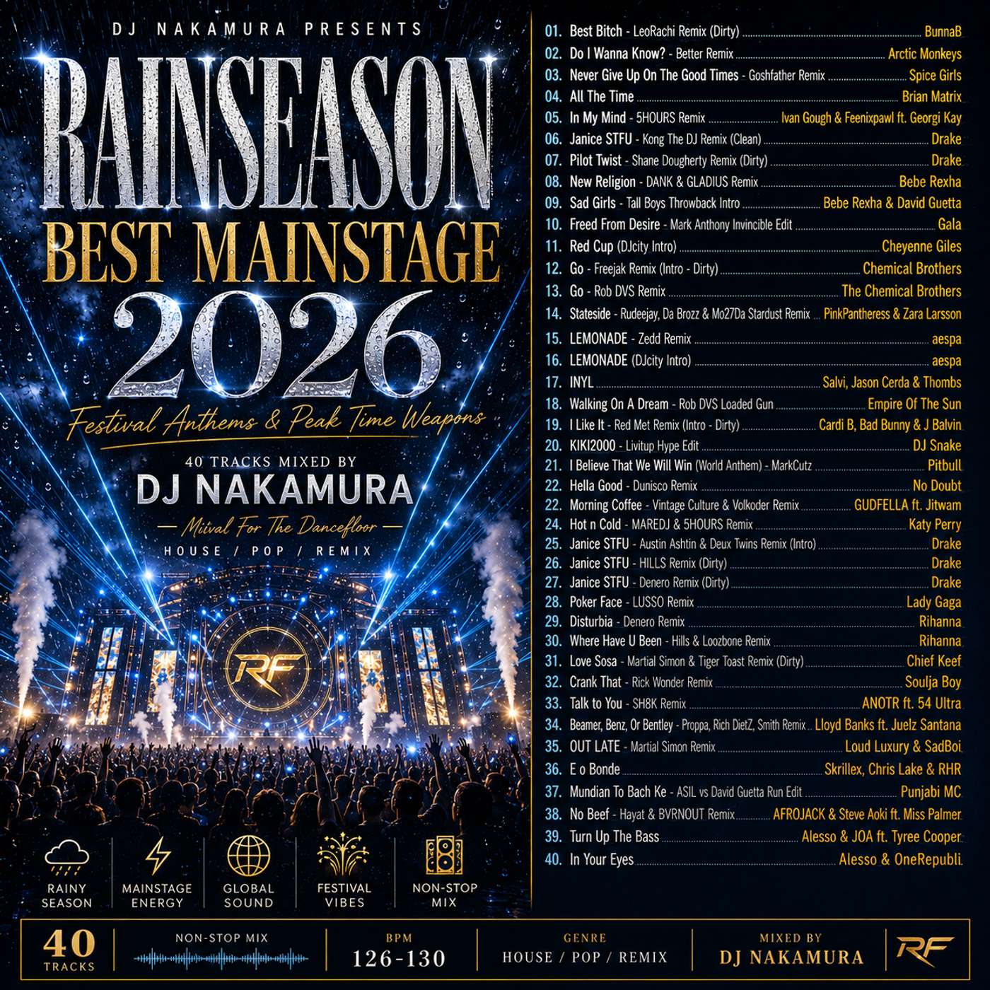 RAINSEASON BEST MAINSTAGE 2026/DJ NAKAMURA episode artwork