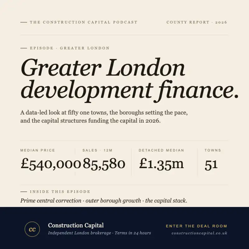 Greater London Property Development Finance 2026: Market Analysis, House Prices and Lending Outlook artwork