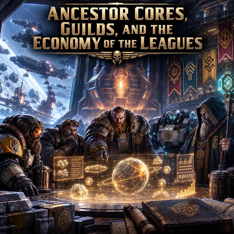 Ancestor Cores, Guilds, and the Economy of the Leagues