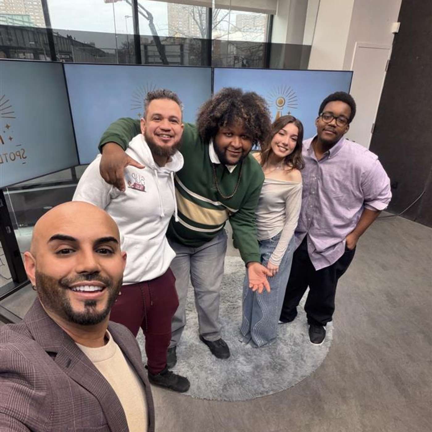 The Community Spotlight with Host Jomil Luna and guests Dante & Alex & musical artist Brittany Renee episode artwork