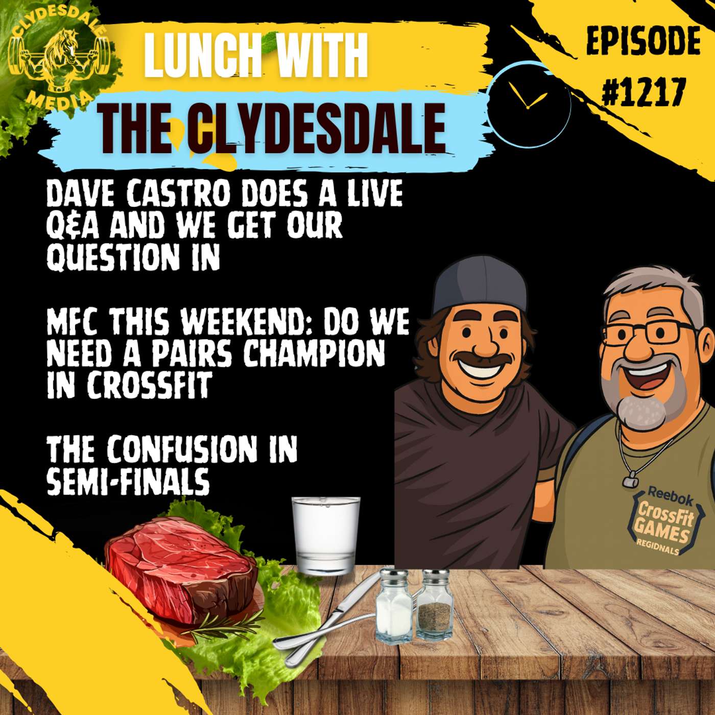 Lunch with the Clydesdale - Dave Castro Goes Live and Takes Q&A episode artwork