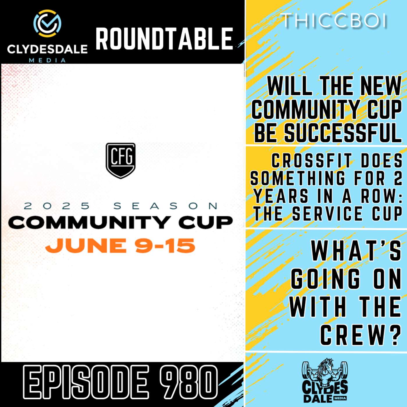 Clydesdale Media Roundtable - CrossFit Provides Details about Season... But for what part? episode artwork