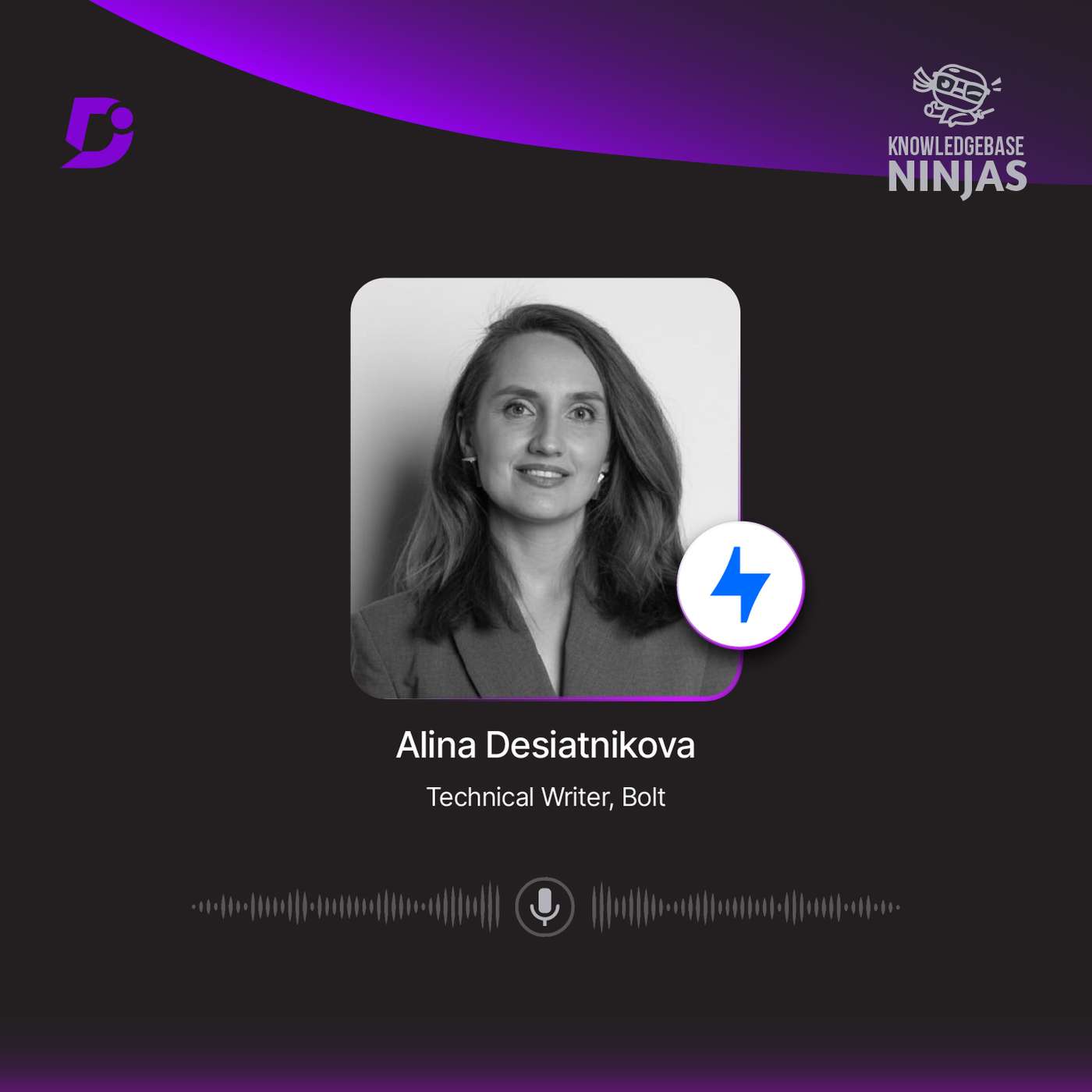 Why Domain Knowledge Matters in Tech Writing – A chat with Alina Desiatnikova, Bolt