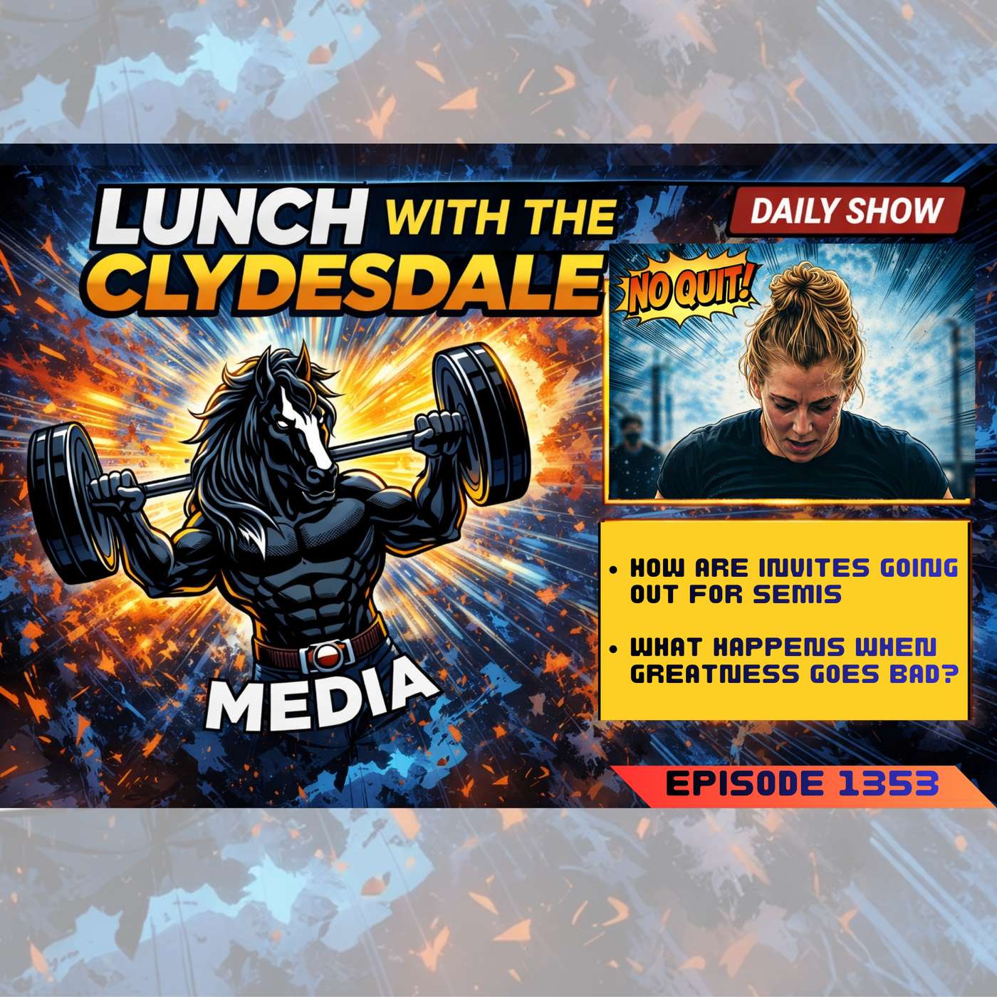 Lunch with the Clydesdale - Monday Show