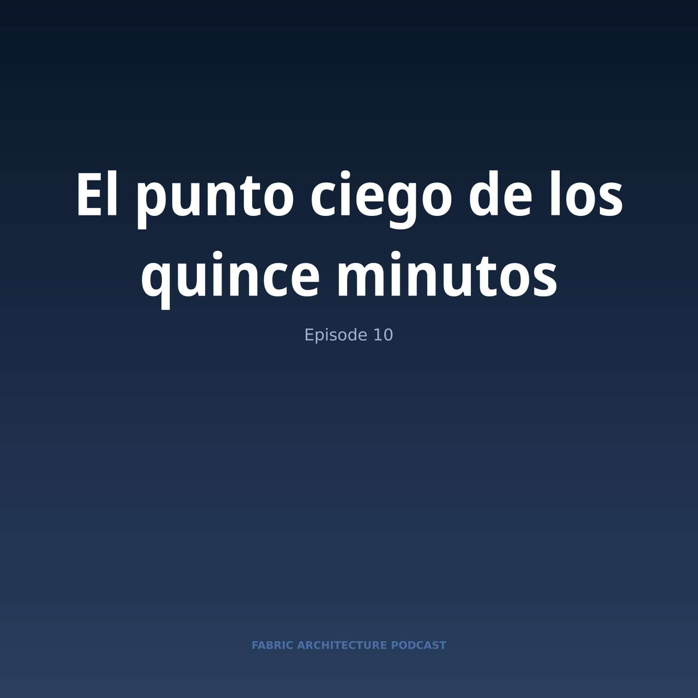 Portada de Microsoft Fabric Architecture Podcast (Español)