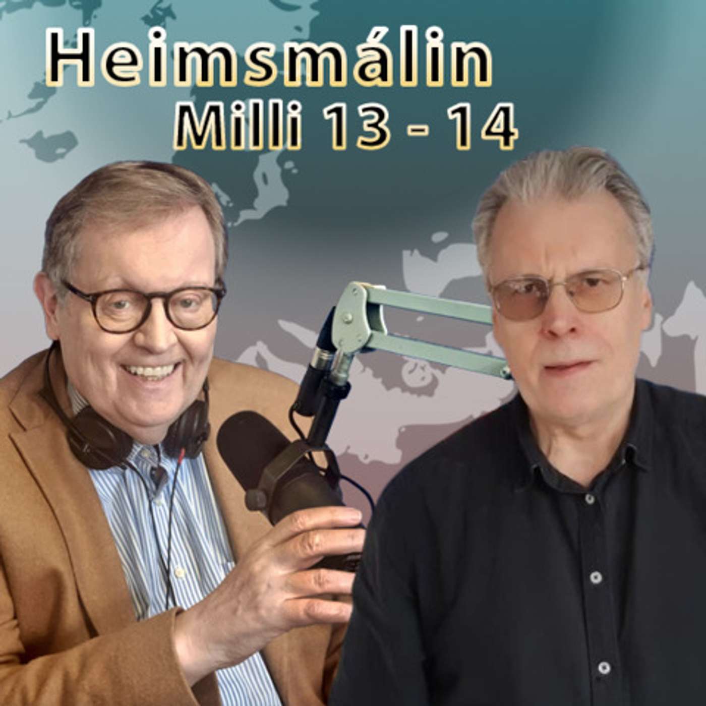 Heimsmálin. Ögmundur Jónasson fyrrv. ráðherra og Pétur Gunnlaugsson Ísrael- Palestína episode artwork