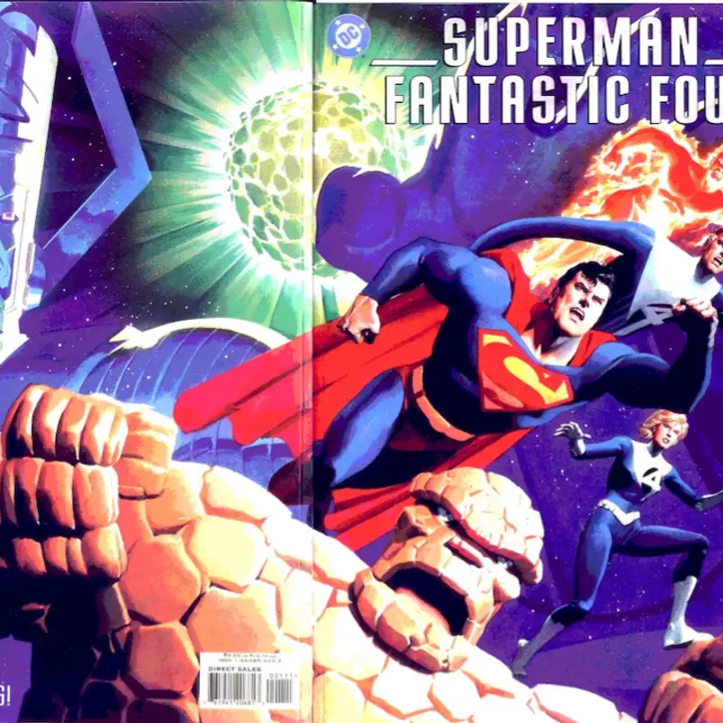 What if Superman and the Fantastic Four teamed up to fight Galactus? From Marvel & DC Comics Superman / Fantastic Four #1