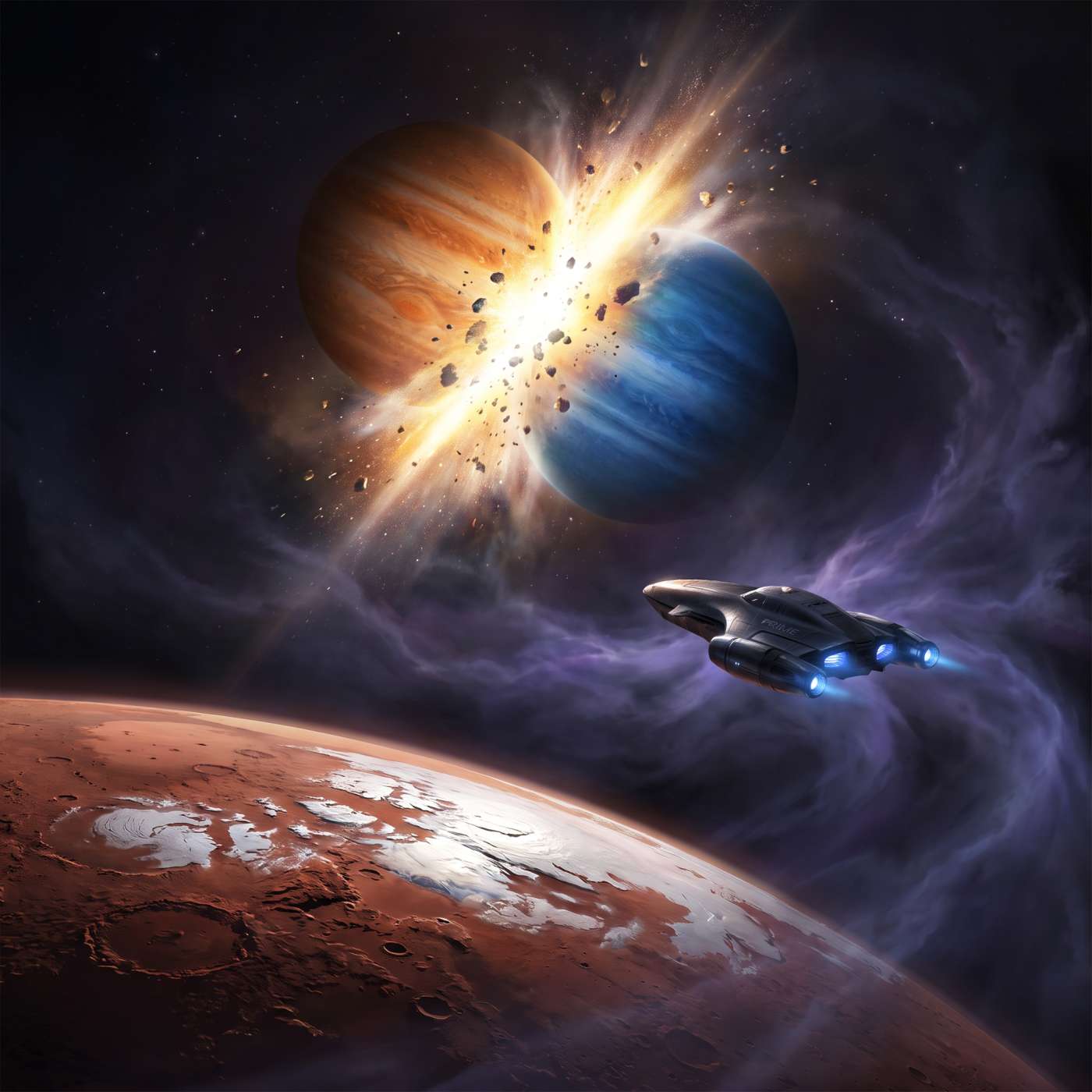 World Space Week: Cosmic Collisions, Mars' Ancient Ice & NASA's Mystery Mission